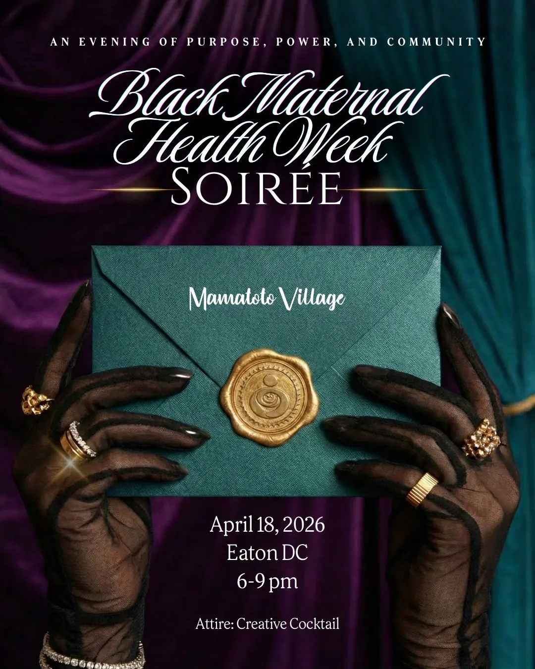 Inaugural Black Maternal Health Week Soirée